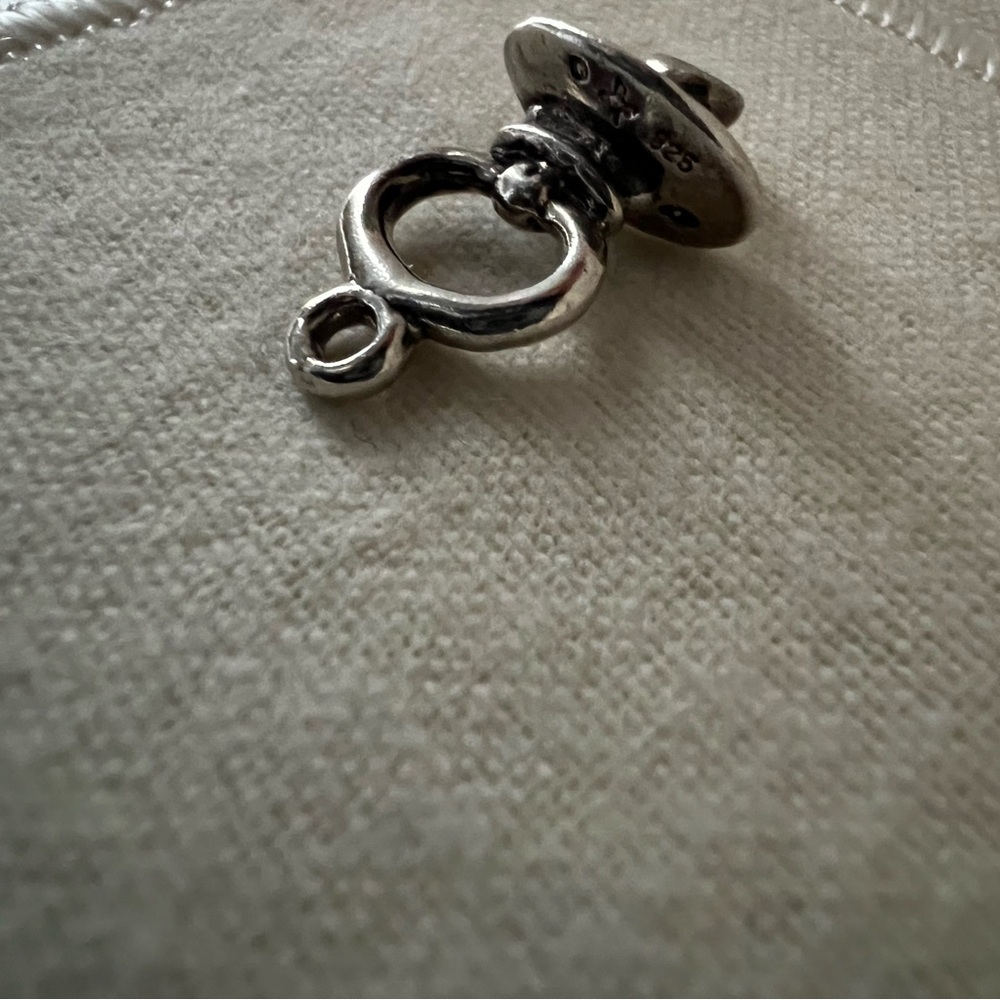Silver Pacifier Charm - Picture 2 of 4